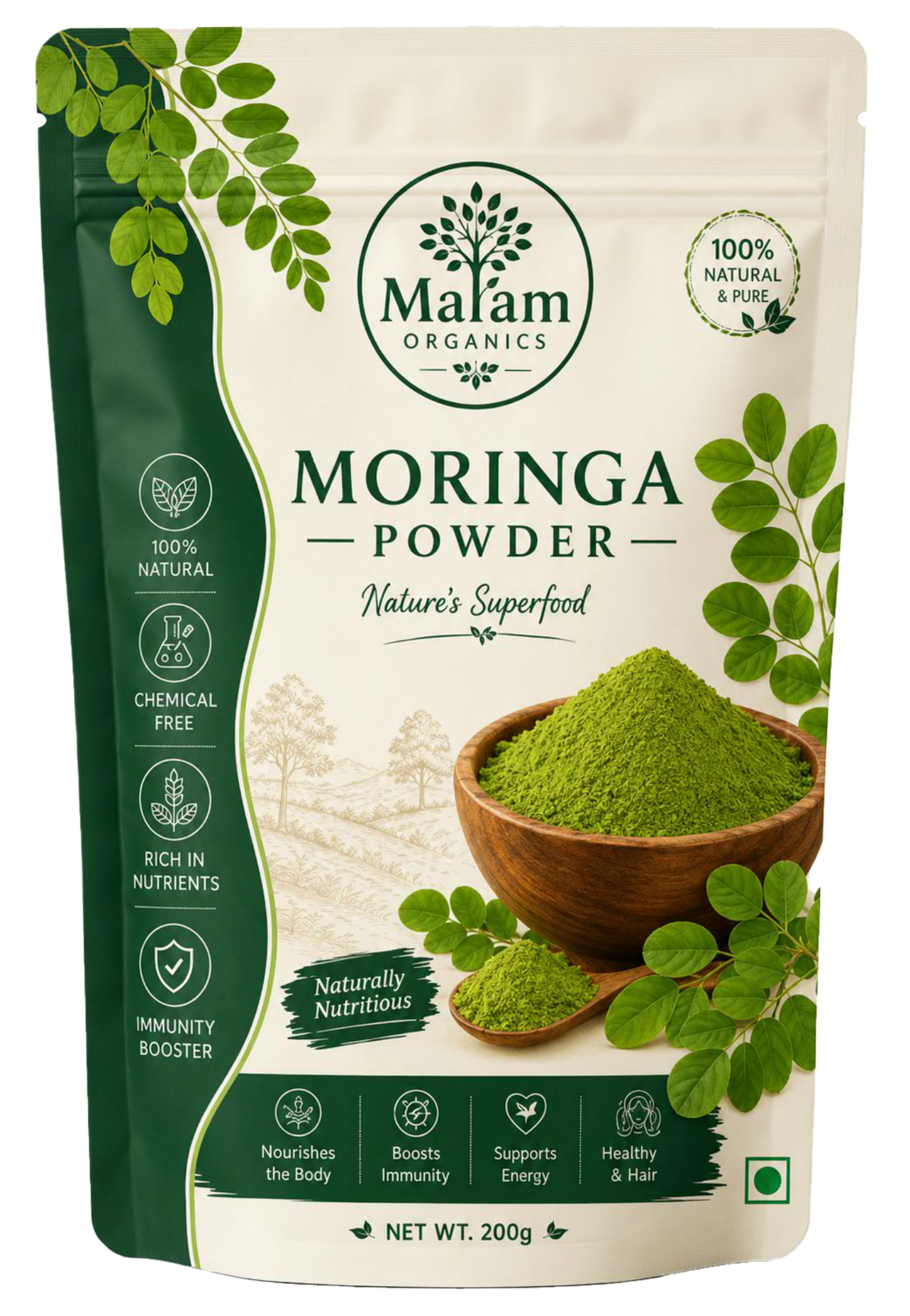 Maram Organics Moringa Powder